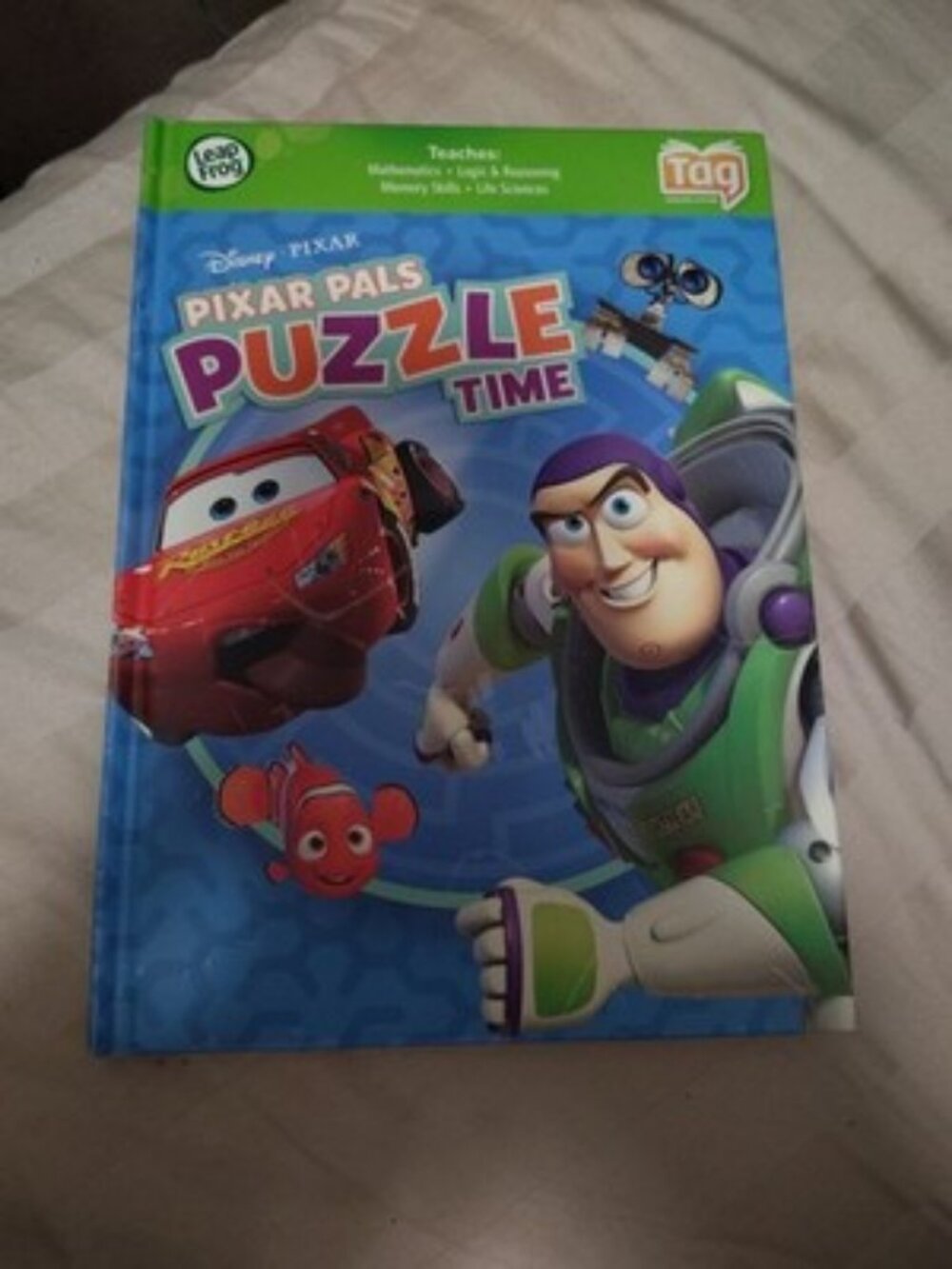 LeapFrog TAG Disney's Pixar Pals Puzzle Time Game Book